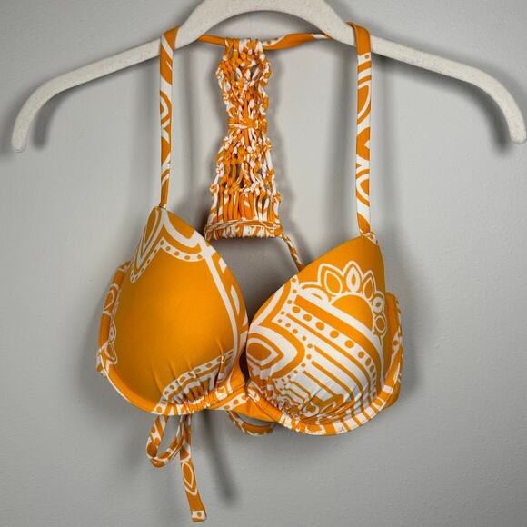 Aerie Perkier Push Up Underwire Padded Bikini Top Women's 32DD - Picture 6 of 6